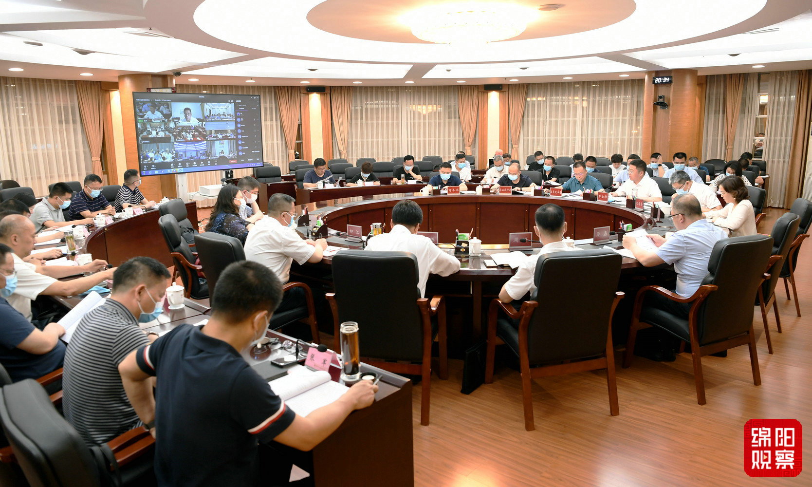 2022年6月26日，經(jīng)濟運行視頻調(diào)度會1 張莉 攝.jpg