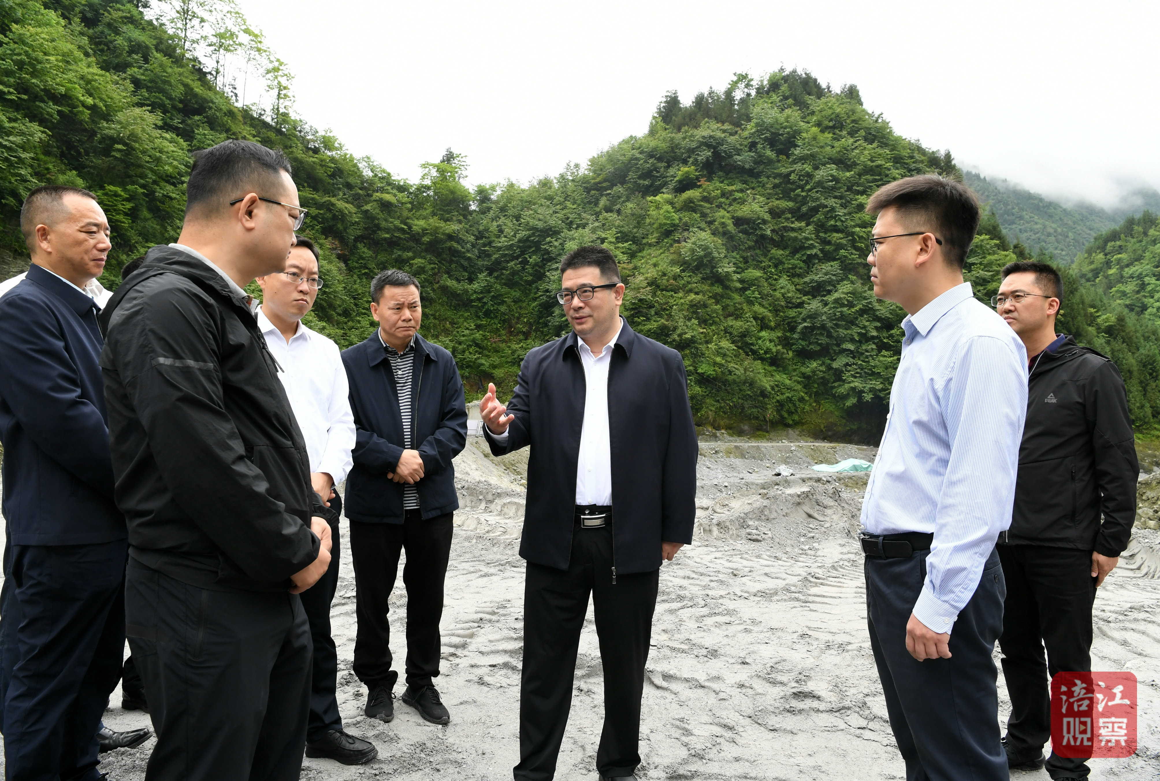 2023年6月4日，李云赴安州高川督導(dǎo)檢查防汛減災(zāi)、地災(zāi)防治工作1  張莉 攝.jpg